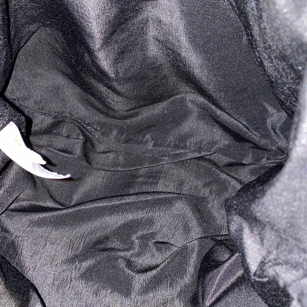 Black paper party quilted tote bag - Picture 6 of 7